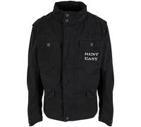 Mister Tee Giacca di mezza stagione 'See You Soon Britannia' grigio chiaro / nero / bianco Uomo Mister Tee L