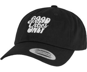 Mister Tee Good Vibes Only Basso profilo Cotton Twill MT3547 Einheitsgröße Nero