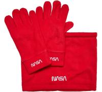 Mister Tee Guanti Nasa Set in pile rosso rosso rosso Rosso