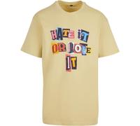 Mister Tee Hate It O Love It Oversize Tee Cotone Odio Amore Jersey