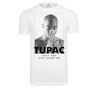 Mister Tee Herren 2Pac Prayer Tee T-Shirts, White, L