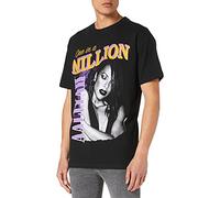 Mister Tee Herren Aaliyah One In A Million Oversize Tee T-Shirt, Black, XL
