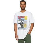 Mister Tee Herren Eazy-E Rap Magazine Oversize Tee XXL White