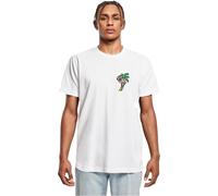 Mister Tee Herren Flamingo T-Shirt, White, S