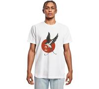Mister Tee Herren Free Tee L White