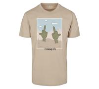 Mister Tee Maglietta Fucking Life Tee Sand S Beige
