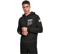 Mister Tee Herren NASA Definition Hoody Kapuzenpullover, Black, S