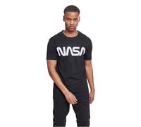 Mister Tee Herren NASA T-Shirt, black, Größe L