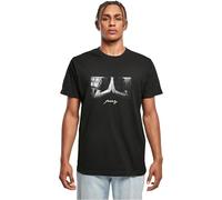 Mister Tee Herren T-Shirt Pray Tee, Schwarz (Black), Gr. M