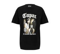 Mister Tee Herren Tupac MATW Sepia Oversize Tee T-Shirt, Black, XL