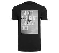 Mister Tee I'M Not Arrogant I'M Just Good Té T-shirt IN Cotone Uomo Jersey