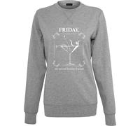 Mister Tee Ladies Ladies F-Word Girocollo Grigio-XL XL Grigio