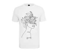 Mister Tee Ladies One Line Fruit Té Donna Top T Shirt Girocollo Cotone