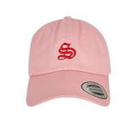 Urban Classics Cappello da baseball rosa chiaro / rosso, Taglia 55-60
