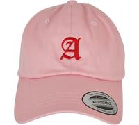 Mister Tee Letter Pink Low Profile Cap Kappe Mütze Basecap Cappy Buchstabe Hat
