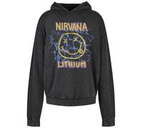 Mister Tee Litio Oversize Felpa con Cappuccio Nirvana Uomo