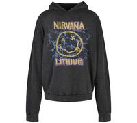 Mister Tee Litio Oversize Felpa con Cappuccio Nirvana Uomo