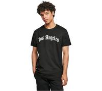 Mister Tee Los Angeles Wording Tee T-Shirt, Black, 4XL Uomo
