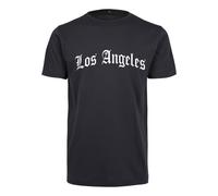 Mister Tee Los Angeles Wording Tee Top Maglia T-Shirt Città L.A Base America
