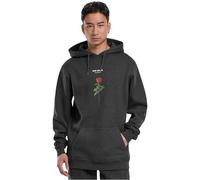 Mister Tee Lost Youth Rose Hoody Felpa con Cappuccio, Charcoal, XL Uomo