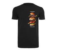 Mister Tee Maglietta 'A Burger' colori misti / nero Uomo Mister Tee 5XL