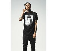 Mister Tee Herren und Jungen T-Shirt F#?KIT Tee, Männer Shirt mit Motiv Front-Print Fuck It, Schwarz, Größe XXL