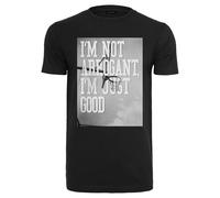 Mister Tee T-shirt I'm Not Arrogant I'm Just Good Tee (Non sono arrogante, sono solo bravo) M Nero