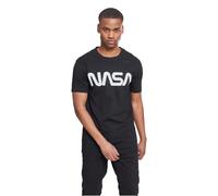 Mister Tee Maglietta 'Nasa' nero / bianco, Taglia M