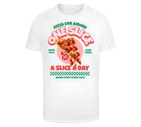 Mister Tee Maglietta Pizza Amore Tee MT3301 M Bianco
