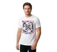 MT Upscale T-shirt Red Hot Chilli Peppers Oversize Tee White XXL Bianco