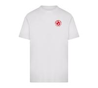 Mister Tee Maglietta 'Always On Fire' rosso / bianco Uomo Mister Tee XXL