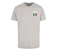 Mister Tee Maglietta 'Azurro Italia' grigio chiaro Uomo Mister Tee L
