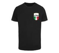 Mister Tee T-shirt Azurro Italia Crest Tee MT3315 3XL Nero