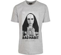 Mister Tee Maglietta Bad Habit Tee M Grigio
