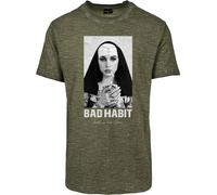 Mister Tee Maglietta Bad Habit Tee S Verde