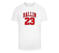 Mister Tee Maglietta 'Ballin 23' bianco Uomo - Abbigliamento - Taglie comode - Maglie e T-shirt Mister Tee L