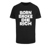 Mister Tee Maglietta 'Born And Die' nero / bianco Uomo - Abbigliamento - Taglie comode - Maglie e T-shirt Mister Tee XXL