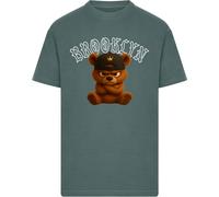 Mister Tee Maglietta Brooklyn Born Legend MT4000 XXL Verde