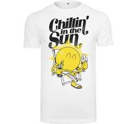 Mister Tee Maglietta Chillin' the Sun Tee M Bianco
