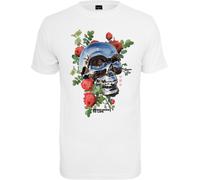 Mister Tee Maglietta Chrome Skull XL Bianco