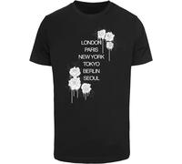 Mister Tee Maglietta City Roses Tee MT3069 S Nero