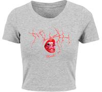 Mister Tee Maglietta con cappuccio Muah da donna MST010 S Grigio