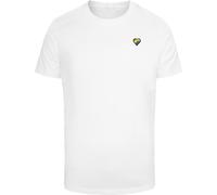 Mister Tee Maglietta con cuore lucido MT3363 XXL Bianco