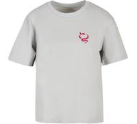 Mister Tee Maglietta da donna con cuore di serpente MST037 S Grigio