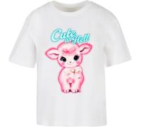 Mister Tee Maglietta da donna "Cute As Hell" MST256 S Bianco