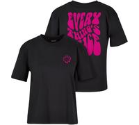 Miss Tee Everything Is Nice Short Sleeve T-shirt Nero 4XL Donna