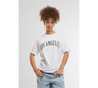 Mister Tee Maglietta da donna Los Angeles City Wording MST245 S Bianco