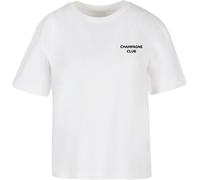 Mister Tee Maglietta da donna The Champagne Club Tee MST164 L Bianco