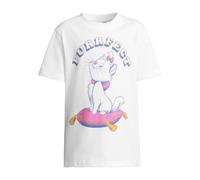 Mister Tee, Maglietta da Ragazza, Bianca, 122/128