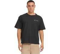 Mister Tee Maglietta da Uomo Cropped Oversize, Distressed Mary, in Cotone con Stampa Frontale e Posteriore, Casual Streetwear